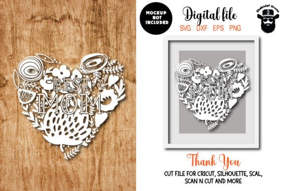 Best Mom Papercut Template: A Graphics Gem for Creative Bloggers and Craft Enthusiasts