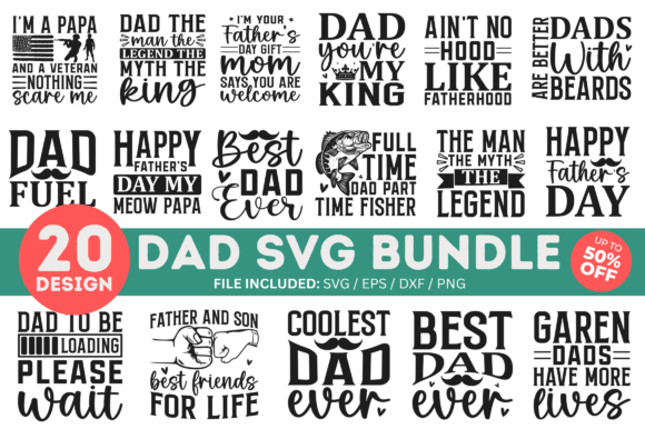 Father s Day SVG Bundle,papa Svg Design