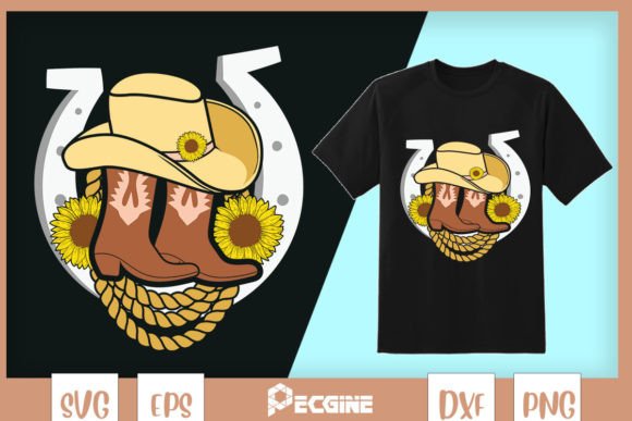 Western Mom Sunflower Mother’s Day Graphic for Crafts and Digital Sellers
